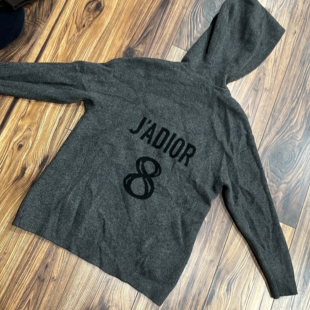 Christian Dior, J'Adior8 cashmere jumper hoodie size 2